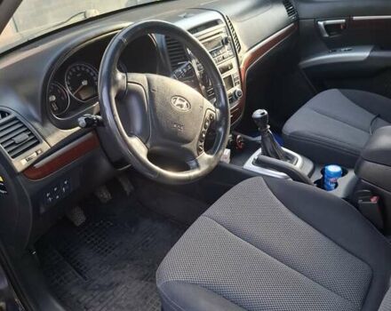 Черный Хендай Санта Фе, объемом двигателя 2.2 л и пробегом 314 тыс. км за 8500 $, фото 3 на Automoto.ua