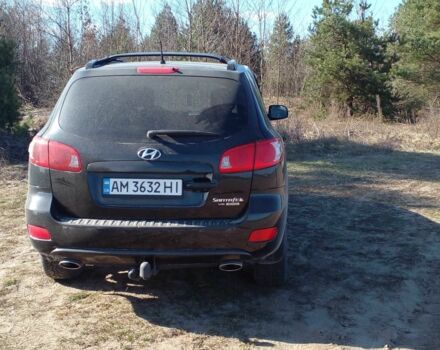 Черный Хендай Санта Фе, объемом двигателя 2.7 л и пробегом 248 тыс. км за 7300 $, фото 6 на Automoto.ua