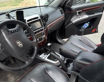 Черный Хендай Санта Фе, объемом двигателя 2.2 л и пробегом 230 тыс. км за 9000 $, фото 5 на Automoto.ua