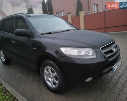 Черный Хендай Санта Фе, объемом двигателя 2.2 л и пробегом 174 тыс. км за 9850 $, фото 1 на Automoto.ua