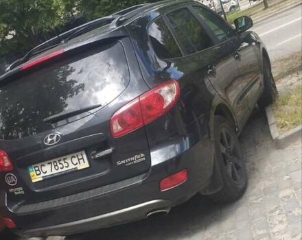 Черный Хендай Санта Фе, объемом двигателя 2 л и пробегом 226 тыс. км за 7900 $, фото 2 на Automoto.ua