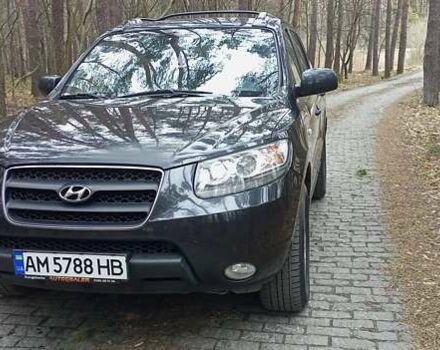 Черный Хендай Санта Фе, объемом двигателя 2.2 л и пробегом 249 тыс. км за 10300 $, фото 8 на Automoto.ua