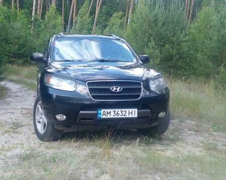 Черный Хендай Санта Фе, объемом двигателя 2.66 л и пробегом 245 тыс. км за 9000 $, фото 1 на Automoto.ua