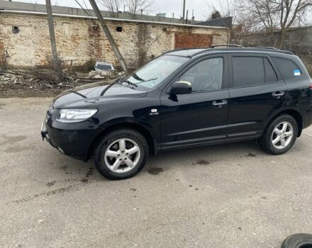 Черный Хендай Санта Фе, объемом двигателя 2.2 л и пробегом 240 тыс. км за 5850 $, фото 4 на Automoto.ua