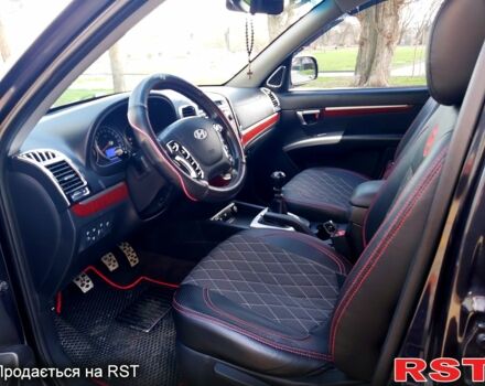 Черный Хендай Санта Фе, объемом двигателя 2.2 л и пробегом 272 тыс. км за 10600 $, фото 4 на Automoto.ua