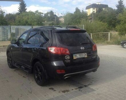 Черный Хендай Санта Фе, объемом двигателя 2 л и пробегом 226 тыс. км за 7900 $, фото 1 на Automoto.ua