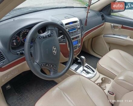 Черный Хендай Санта Фе, объемом двигателя 2.19 л и пробегом 301 тыс. км за 10000 $, фото 10 на Automoto.ua