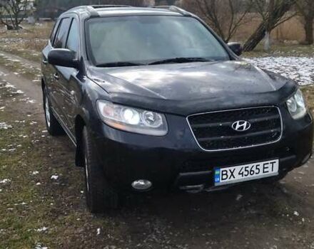 Черный Хендай Санта Фе, объемом двигателя 2.19 л и пробегом 240 тыс. км за 8300 $, фото 2 на Automoto.ua