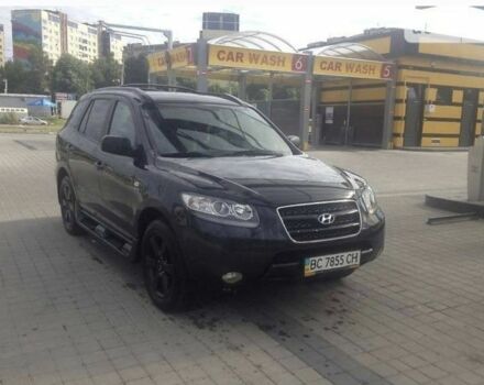 Черный Хендай Санта Фе, объемом двигателя 2 л и пробегом 226 тыс. км за 7900 $, фото 2 на Automoto.ua