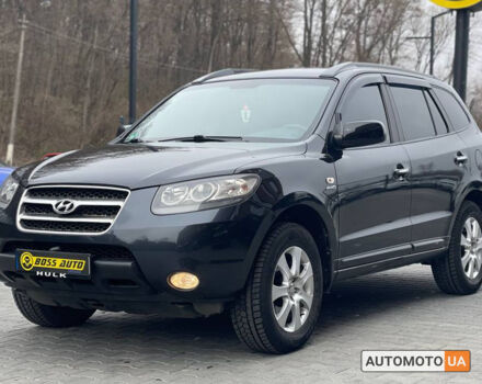 Черный Хендай Санта Фе, объемом двигателя 2.2 л и пробегом 161 тыс. км за 11300 $, фото 2 на Automoto.ua
