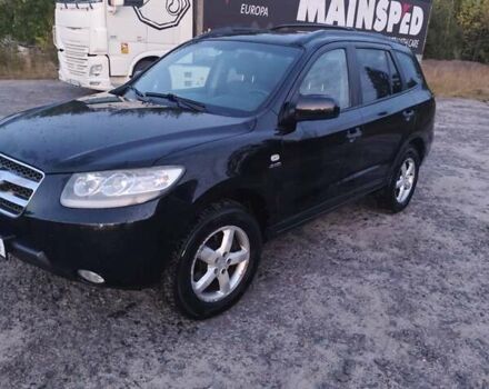 Черный Хендай Санта Фе, объемом двигателя 2.2 л и пробегом 267 тыс. км за 8700 $, фото 5 на Automoto.ua