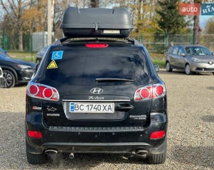 Черный Хендай Санта Фе, объемом двигателя 2.7 л и пробегом 208 тыс. км за 8700 $, фото 6 на Automoto.ua