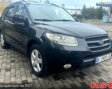 Черный Хендай Санта Фе, объемом двигателя 2.7 л и пробегом 217 тыс. км за 7900 $, фото 1 на Automoto.ua