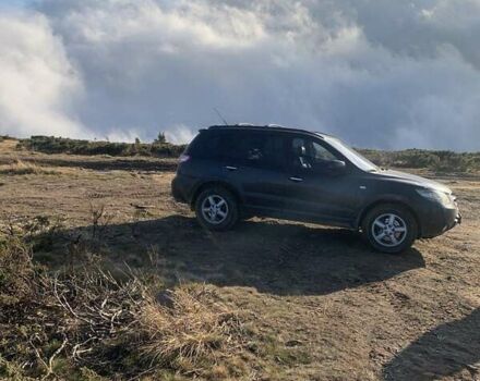 Черный Хендай Санта Фе, объемом двигателя 2.19 л и пробегом 220 тыс. км за 10000 $, фото 2 на Automoto.ua