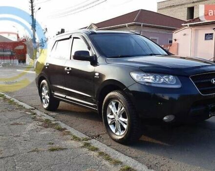 Черный Хендай Санта Фе, объемом двигателя 2.2 л и пробегом 230 тыс. км за 10700 $, фото 2 на Automoto.ua