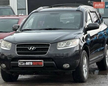 Черный Хендай Санта Фе, объемом двигателя 2.2 л и пробегом 280 тыс. км за 10700 $, фото 2 на Automoto.ua