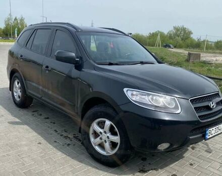 Черный Хендай Санта Фе, объемом двигателя 2.2 л и пробегом 245 тыс. км за 7700 $, фото 2 на Automoto.ua