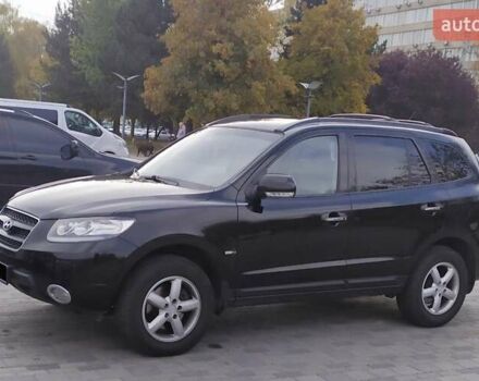 Черный Хендай Санта Фе, объемом двигателя 2.19 л и пробегом 208 тыс. км за 9200 $, фото 2 на Automoto.ua