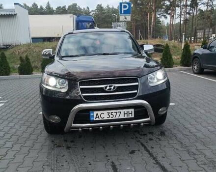 Черный Хендай Санта Фе, объемом двигателя 2.19 л и пробегом 269 тыс. км за 11500 $, фото 1 на Automoto.ua
