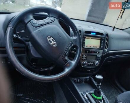 Черный Хендай Санта Фе, объемом двигателя 2.19 л и пробегом 198 тыс. км за 10900 $, фото 1 на Automoto.ua