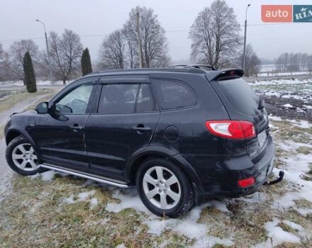 Черный Хендай Санта Фе, объемом двигателя 2.19 л и пробегом 198 тыс. км за 10900 $, фото 4 на Automoto.ua