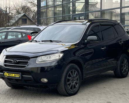 Черный Хендай Санта Фе, объемом двигателя 2.5 л и пробегом 209 тыс. км за 11200 $, фото 2 на Automoto.ua