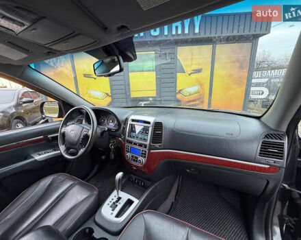 Черный Хендай Санта Фе, объемом двигателя 2.2 л и пробегом 159 тыс. км за 11300 $, фото 4 на Automoto.ua