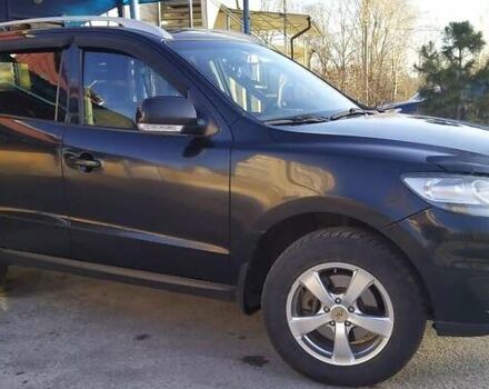 Черный Хендай Санта Фе, объемом двигателя 2.4 л и пробегом 195 тыс. км за 11250 $, фото 1 на Automoto.ua