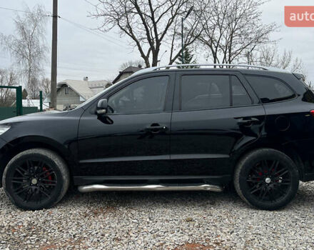Черный Хендай Санта Фе, объемом двигателя 2.2 л и пробегом 242 тыс. км за 12900 $, фото 4 на Automoto.ua