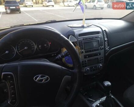 Черный Хендай Санта Фе, объемом двигателя 2.4 л и пробегом 195 тыс. км за 11250 $, фото 8 на Automoto.ua