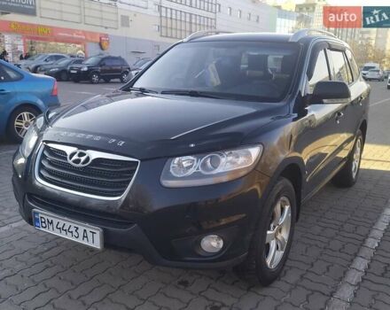 Черный Хендай Санта Фе, объемом двигателя 2.4 л и пробегом 195 тыс. км за 11250 $, фото 4 на Automoto.ua