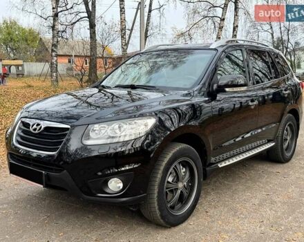 Черный Хендай Санта Фе, объемом двигателя 2.4 л и пробегом 158 тыс. км за 12450 $, фото 4 на Automoto.ua