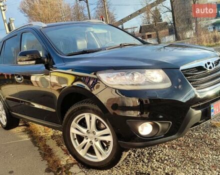 Черный Хендай Санта Фе, объемом двигателя 2.2 л и пробегом 249 тыс. км за 13650 $, фото 2 на Automoto.ua