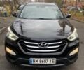 Черный Хендай Санта Фе, объемом двигателя 2.2 л и пробегом 169 тыс. км за 17200 $, фото 2 на Automoto.ua