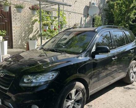 Черный Хендай Санта Фе, объемом двигателя 2.2 л и пробегом 206 тыс. км за 13500 $, фото 3 на Automoto.ua