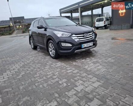 Черный Хендай Санта Фе, объемом двигателя 2.2 л и пробегом 204 тыс. км за 16600 $, фото 1 на Automoto.ua