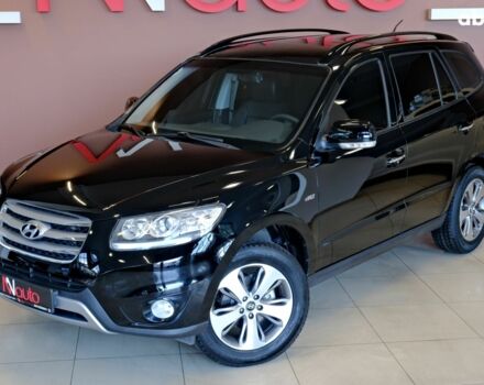 Черный Хендай Санта Фе, объемом двигателя 2 л и пробегом 162 тыс. км за 11900 $, фото 1 на Automoto.ua