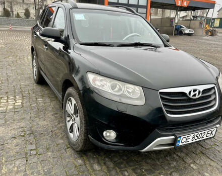Черный Хендай Санта Фе, объемом двигателя 2.2 л и пробегом 310 тыс. км за 12900 $, фото 1 на Automoto.ua