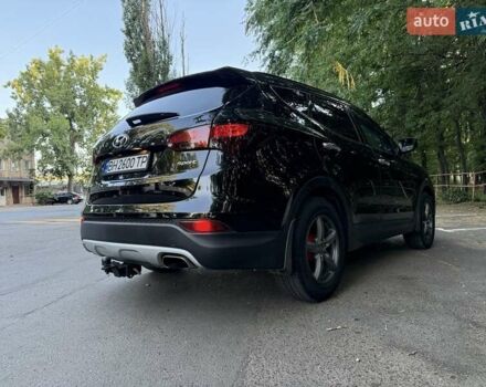 Черный Хендай Санта Фе, объемом двигателя 2.4 л и пробегом 158 тыс. км за 14500 $, фото 3 на Automoto.ua