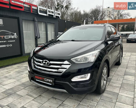 Черный Хендай Санта Фе, объемом двигателя 2.2 л и пробегом 190 тыс. км за 14900 $, фото 3 на Automoto.ua