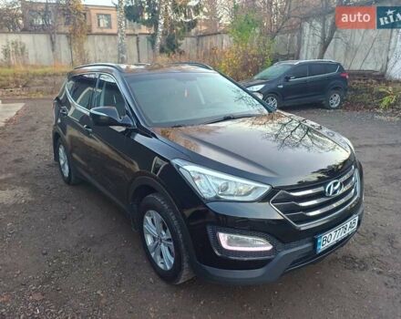 Черный Хендай Санта Фе, объемом двигателя 2.36 л и пробегом 223 тыс. км за 14800 $, фото 2 на Automoto.ua