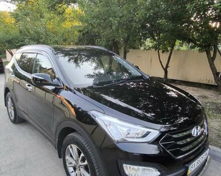 Черный Хендай Санта Фе, объемом двигателя 2.2 л и пробегом 162 тыс. км за 19490 $, фото 2 на Automoto.ua