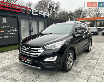 Черный Хендай Санта Фе, объемом двигателя 2.2 л и пробегом 190 тыс. км за 14900 $, фото 2 на Automoto.ua