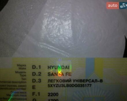 Черный Хендай Санта Фе, объемом двигателя 2.4 л и пробегом 136 тыс. км за 13750 $, фото 1 на Automoto.ua