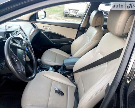 Черный Хендай Санта Фе, объемом двигателя 2.4 л и пробегом 136 тыс. км за 13750 $, фото 6 на Automoto.ua