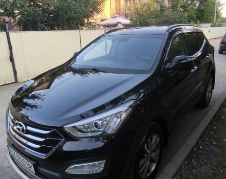Черный Хендай Санта Фе, объемом двигателя 2.2 л и пробегом 162 тыс. км за 19490 $, фото 1 на Automoto.ua