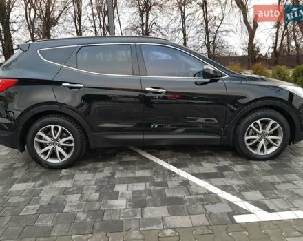 Черный Хендай Санта Фе, объемом двигателя 2.2 л и пробегом 159 тыс. км за 15900 $, фото 4 на Automoto.ua