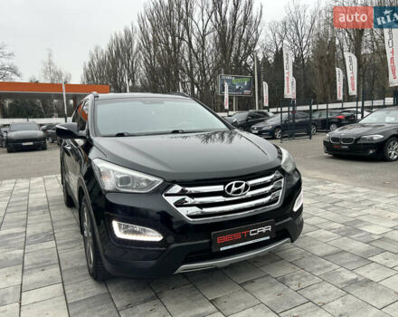 Черный Хендай Санта Фе, объемом двигателя 2.2 л и пробегом 190 тыс. км за 14900 $, фото 7 на Automoto.ua