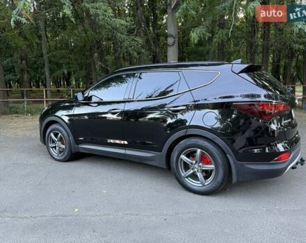 Черный Хендай Санта Фе, объемом двигателя 2.4 л и пробегом 158 тыс. км за 14500 $, фото 7 на Automoto.ua