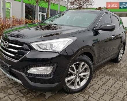 Черный Хендай Санта Фе, объемом двигателя 2.2 л и пробегом 157 тыс. км за 15900 $, фото 2 на Automoto.ua